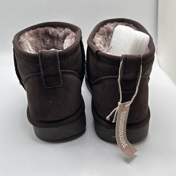 CUSHIONAIRE Women's pull on boot 8 CHOCOLATE - Picture 4 of 7